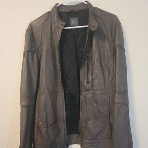 ARMANI EXCHANGE LEATHER jacket for men or women